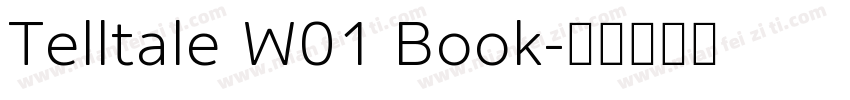 Telltale W01 Book字体转换